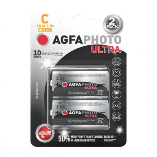 Agfa ultra lr14 2ks blister