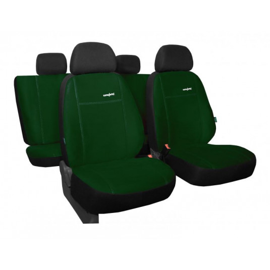 Výpredaj - Poťahy pre VOLKSWAGEN TOUAREG I (2002-2010) Comfort (Alcantara) zelené