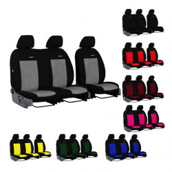 Poťahy pre FORD TRANSIT CUSTOM 2+1 VII (2013-2023) Elegance (velour-velour)
