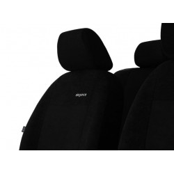 Poťahy pre HYUNDAI SANTAFE 5 miestne II (2006-2012) Elegance (velour-velour) čierne (vyp)