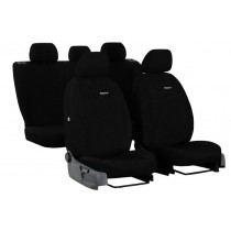 Poťahy pre HYUNDAI SANTAFE 5 miestne II (2006-2012) Elegance (velour-velour) čierne (vyp)