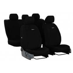 Poťahy pre HYUNDAI SANTAFE 5 miestne II (2006-2012) Elegance (velour-velour) čierne (vyp)