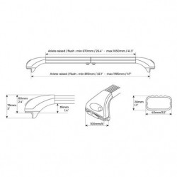 Strešný nosič Bmw Serie 2 (F46) Gran Tourer (od 2015) Ariete