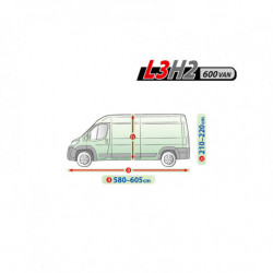 Plachta na auto PEUGEOT Boxer II od 2006 (L3H2) dodávka - Garage