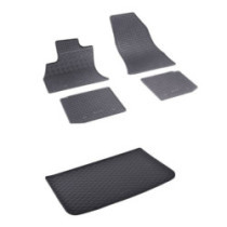 Rohože a vanička pre Fiat 500 L 2012- horná a stredná poloha kufra
