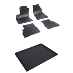 Rohože a vanička pre Fiat Doblo 5miest 2010- L1