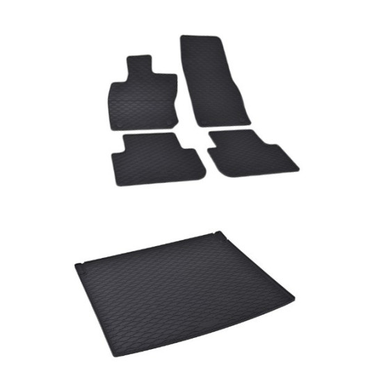 Rohože a vanička pre Volkswagen Tiguan PHEV 2024- horná a dolná poloha