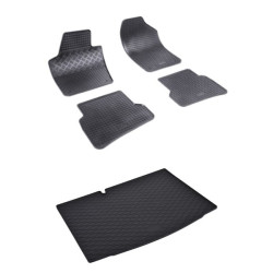 Rohože a vanička pre Škoda Fabia III HB (2014-2021)