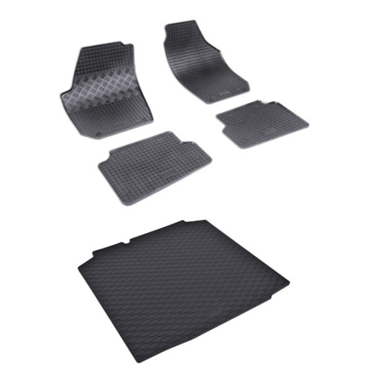 Rohože a vanička pre Škoda Fabia II com (2007-2014)