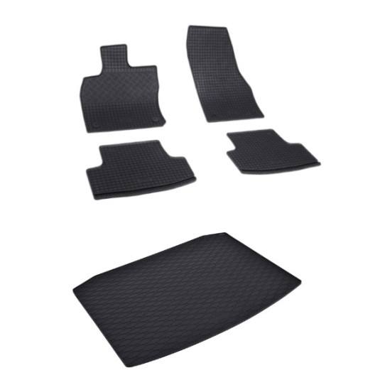 Rohože a vanička pre Škoda Karoq 4x2 (od 2017)