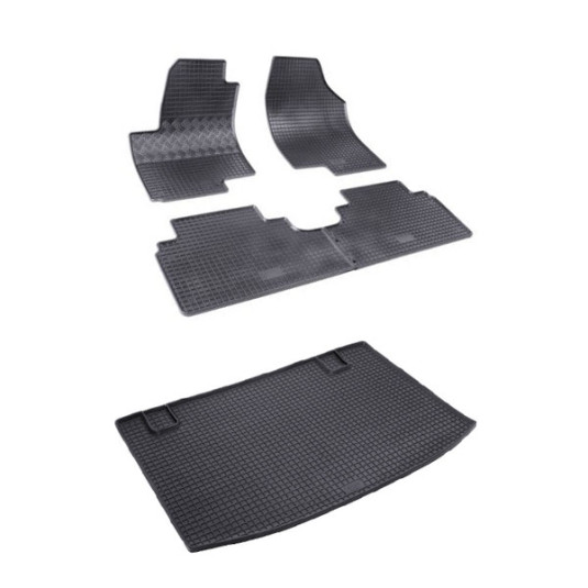 Rohože a vanička pre Hyundai ix20 2010- horná a dolná poloha kufra