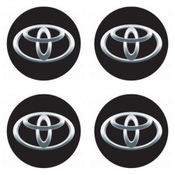 Samolepky živicové 3D TOYOTA 4ks
