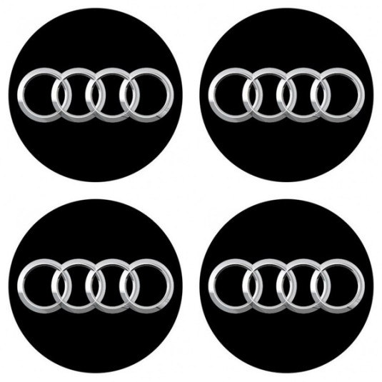 Samolepky živicové 3D AUDI 4ks
