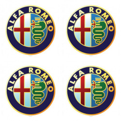 Samolepky živicové 3D ALFA ROMEO 4ks