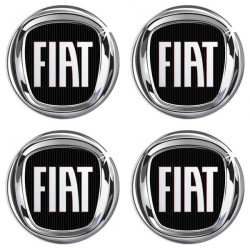 Samolepky živicové 3D FIAT 4ks
