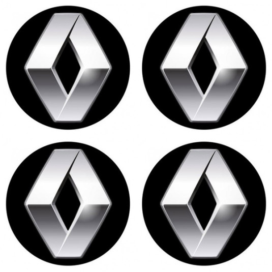 Samolepky živicové 3D RENAULT 4ks