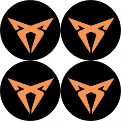 Samolepky živicové 3D DACIA 4ks