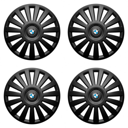 Puklice pre BMW 14 Luxury black