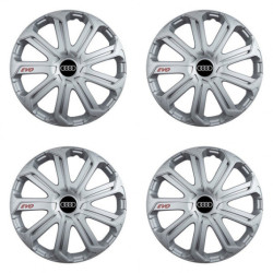 Puklice pre Audi 14 Evo silver