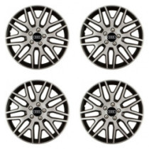 Puklice pre Audi 14 Dakar NC silver and black