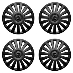 Puklice pre Audi 15 Luxury black