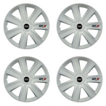Puklice pre Audi 16 GTX carbon white