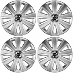 Puklice pre Audi 16 Aviator carbon RC 16 silver