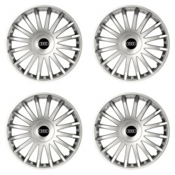 Puklice pre Audi 16 CRYSTAL silver