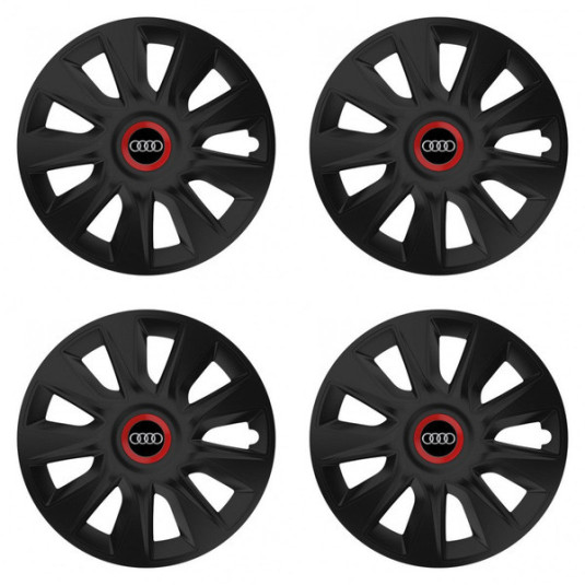 Puklice pre Audi 17 STRATOS RR black