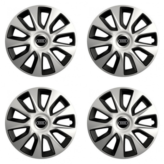 Puklice pre Audi 17 STRATOS double colour