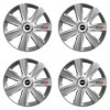 Puklice 14 GTX CARBON silver pre Chevrolet na ocelové disky. Pre kolesá o veľkosti R14 so živicovými samolepkami Chevrolet.