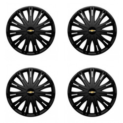 Puklice pre Chevrolet 14 SPARK BLACK1