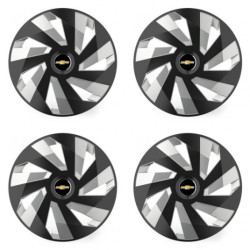 Puklice pre Chevrolet 15 Vector RC black and silver