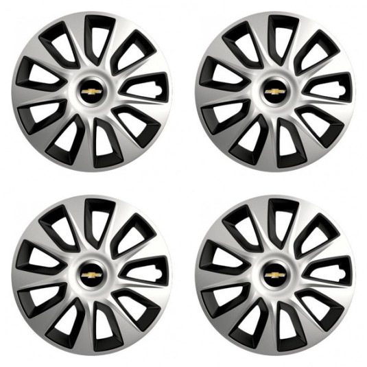 Puklice pre Chevrolet 15 STRATOS double colour - výpredaj