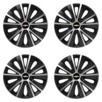 Puklice pre Chevrolet 16 RAPIDE silver and black