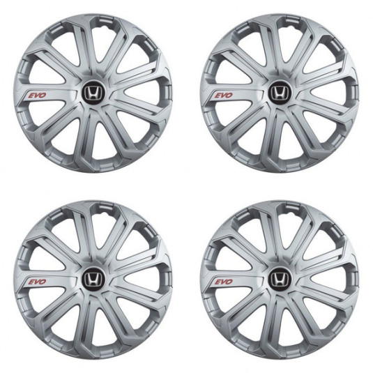 Puklice pre Honda 14 Evo silver