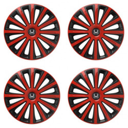 Puklice pre Honda 15 TREND red and black