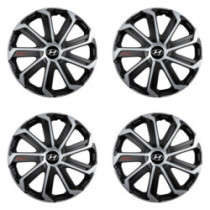 Puklice pre Hyundai 14 Evo black&silver