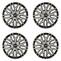 Puklice pre Hyundai 14 Dakar NC silver and black