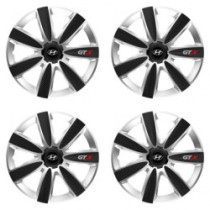 Puklice pre Hyundai 14 GTX CARBON silver/black