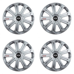 Puklice pre Hyundai 16 Evo silver