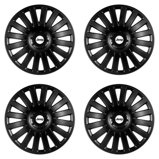 Puklice pre Jeep 14 Smart black