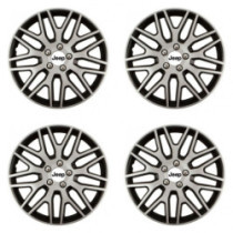 Puklice pre Jeep 14 Dakar NC silver and black