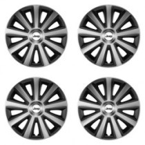 Puklice pre Jeep 15 Aviator carbon silver&black