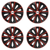 Puklice pre Jeep 15 RAPIDE red and black