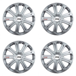 Puklice pre Jeep 16 Evo silver