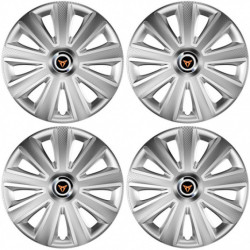 Puklice pre Cupra 14 Aviator carbon RC silver