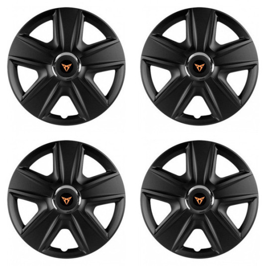 Puklice pre Cupra 14 ESPRIT RC BLACK