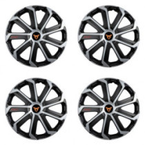 Puklice pre Cupra 15 Evo black&silver