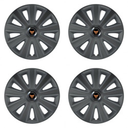 Puklice pre Cupra 15 Aviator carbon grafite